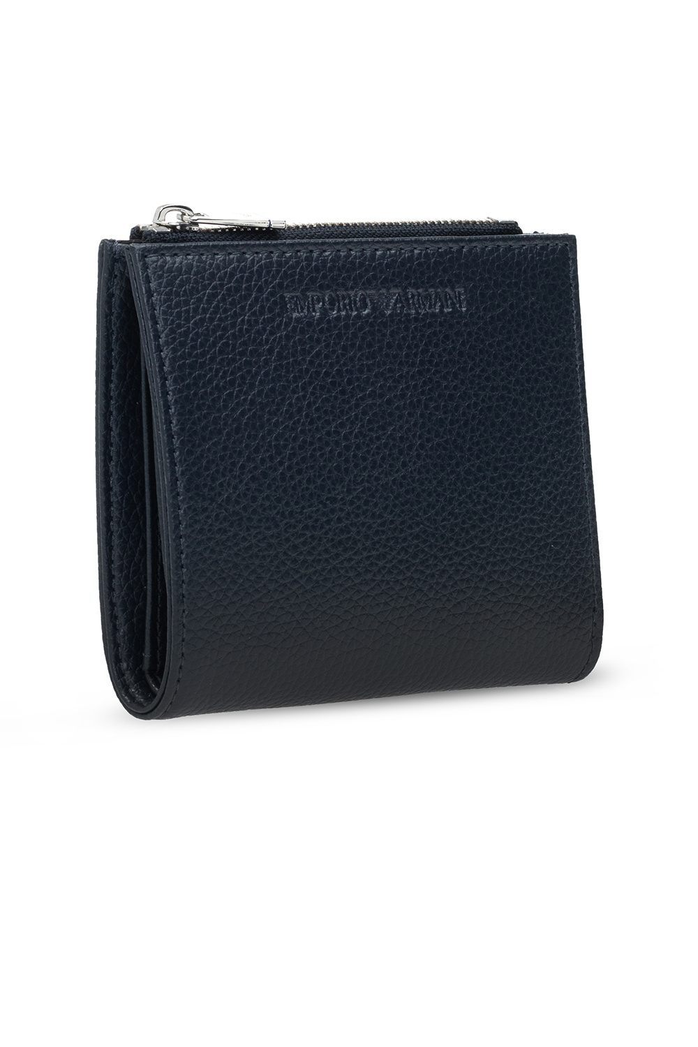 Emporio armani Cuir Leather wallet with logo